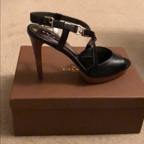 Coach Wendelle leather heels - Picture 3 of 4